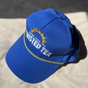 Twisted Tea Blue Mesh Sun Hat